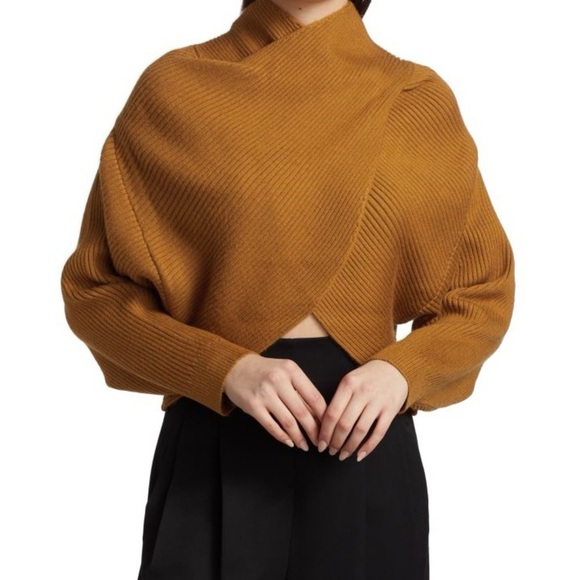 ASTR The Label Rayn Ribbed Knit Crossover Sweater - Picture 2 of 11